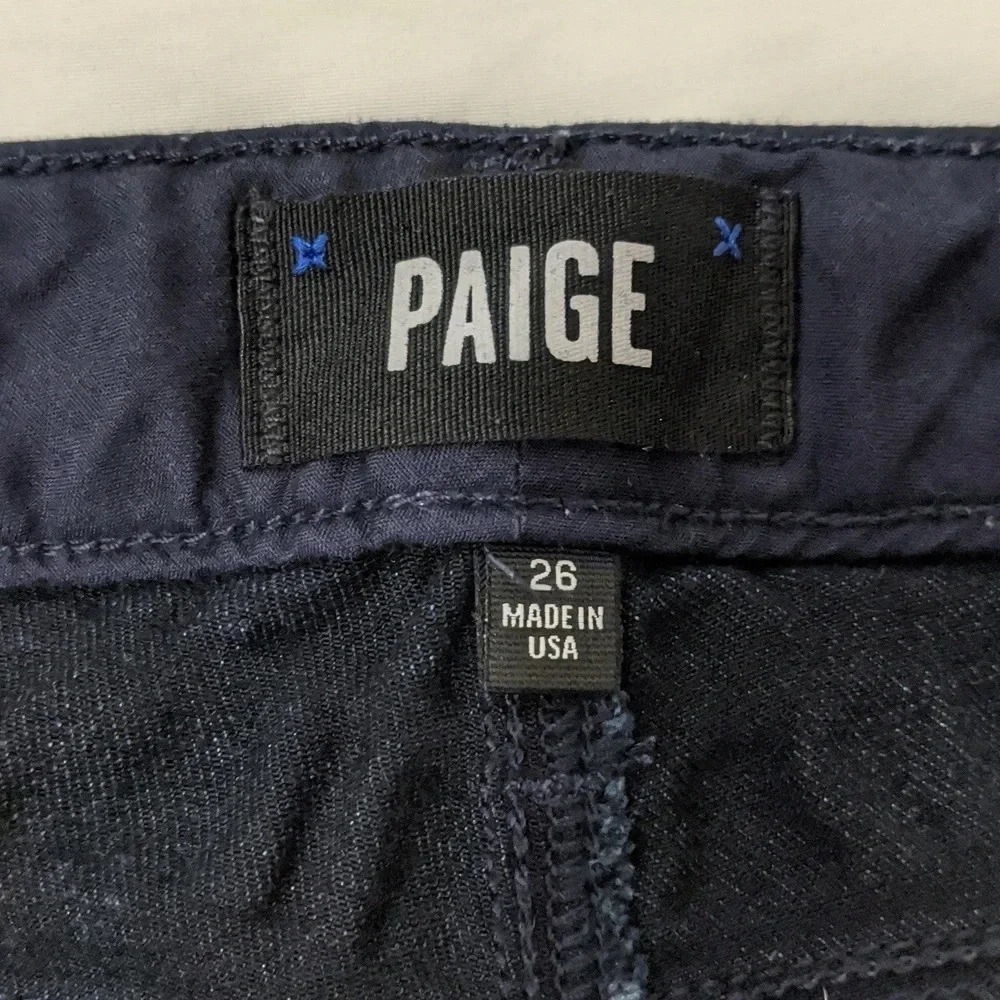 PAIGE Hoxton High Rise Ankle Skinny Jeans, Color Mona Size 26 - Picture 14 of 15